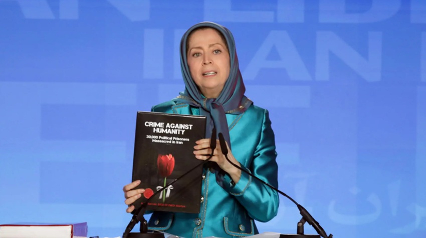 سخنرانی خانم مریم رجوی در گردهمایی ایران آزاد